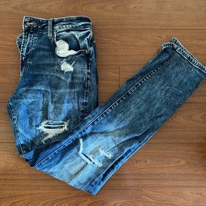 Distressed American Eagle Jeans